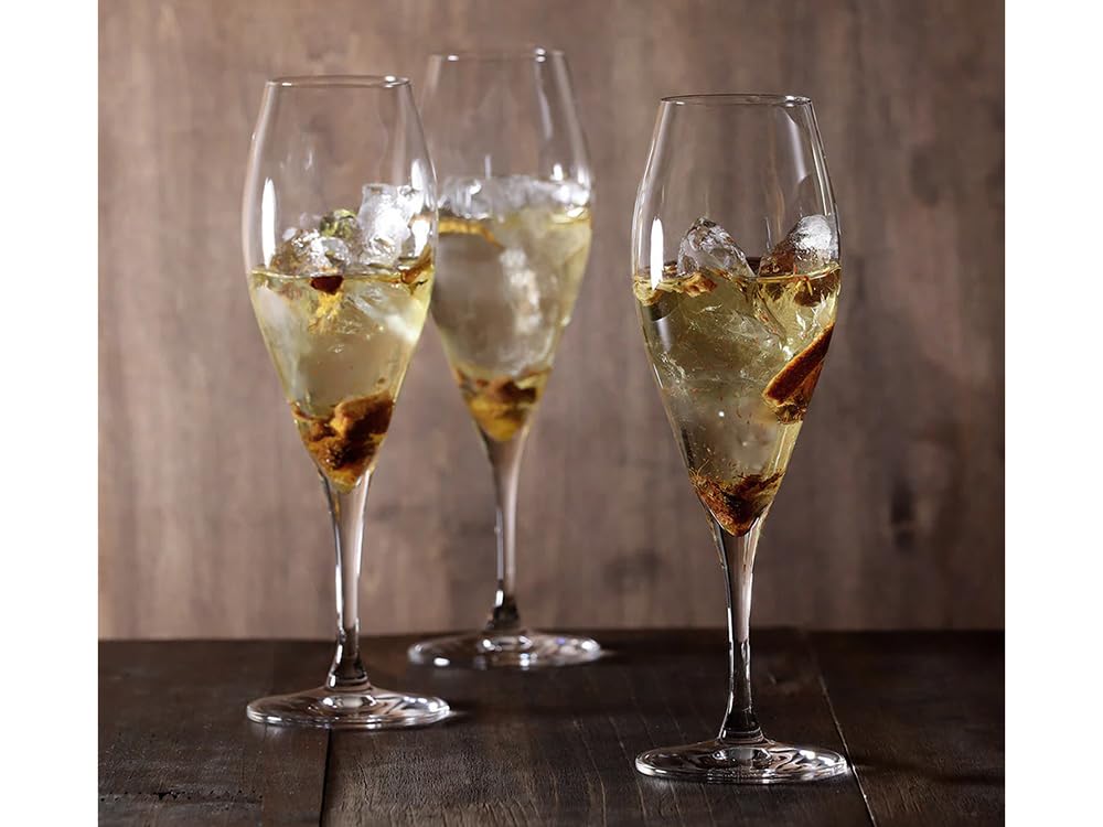 Kimura Glass Piccolo 6oz Flutes (Set of 6)