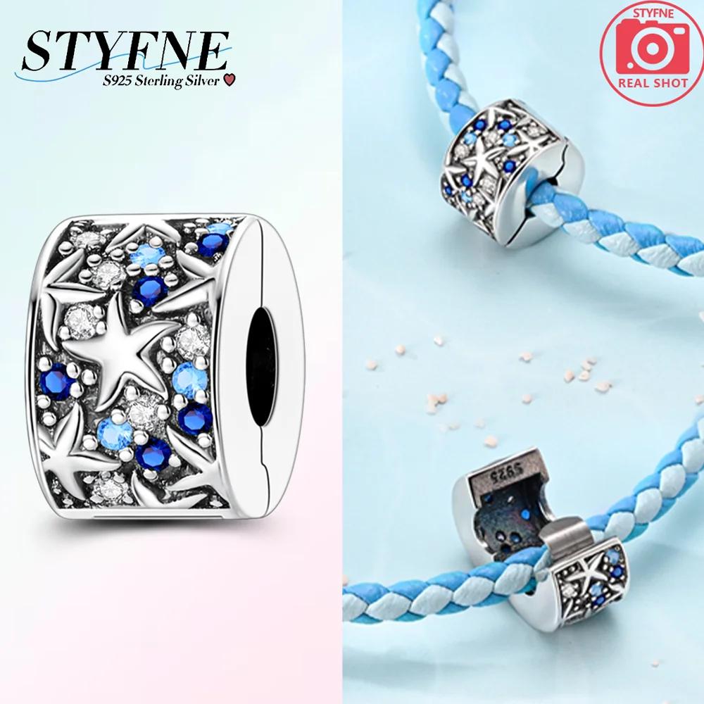 Charms Copper Sparkling Colorful Zircon Starfish Conch Coconut Tree Clip Charm Spacer Bead Fit Diy Fine Jewelry Gifts Making