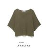 Araltay New Arrival Fashion Style Women's Clothing Fashion All-Match Casual Minimalist Splicing Knitwear Tops 2756134