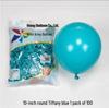 Windmill Pattern 10" Round Latex Balloons - Pack of 100 for Weddings & Birthdays