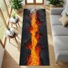 Magma Pattern Runner Rug Visual Three-dimensional Creative Carpet Bedroom Bedside Foyer Long Door Mat Home Decoration Rug