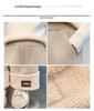Girls' Warm Lambswool Wide-Leg Winter Pants