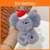 Koala Woodland Hedgehogs Plush Papa Circle Keyring Toy Popping Gift Children