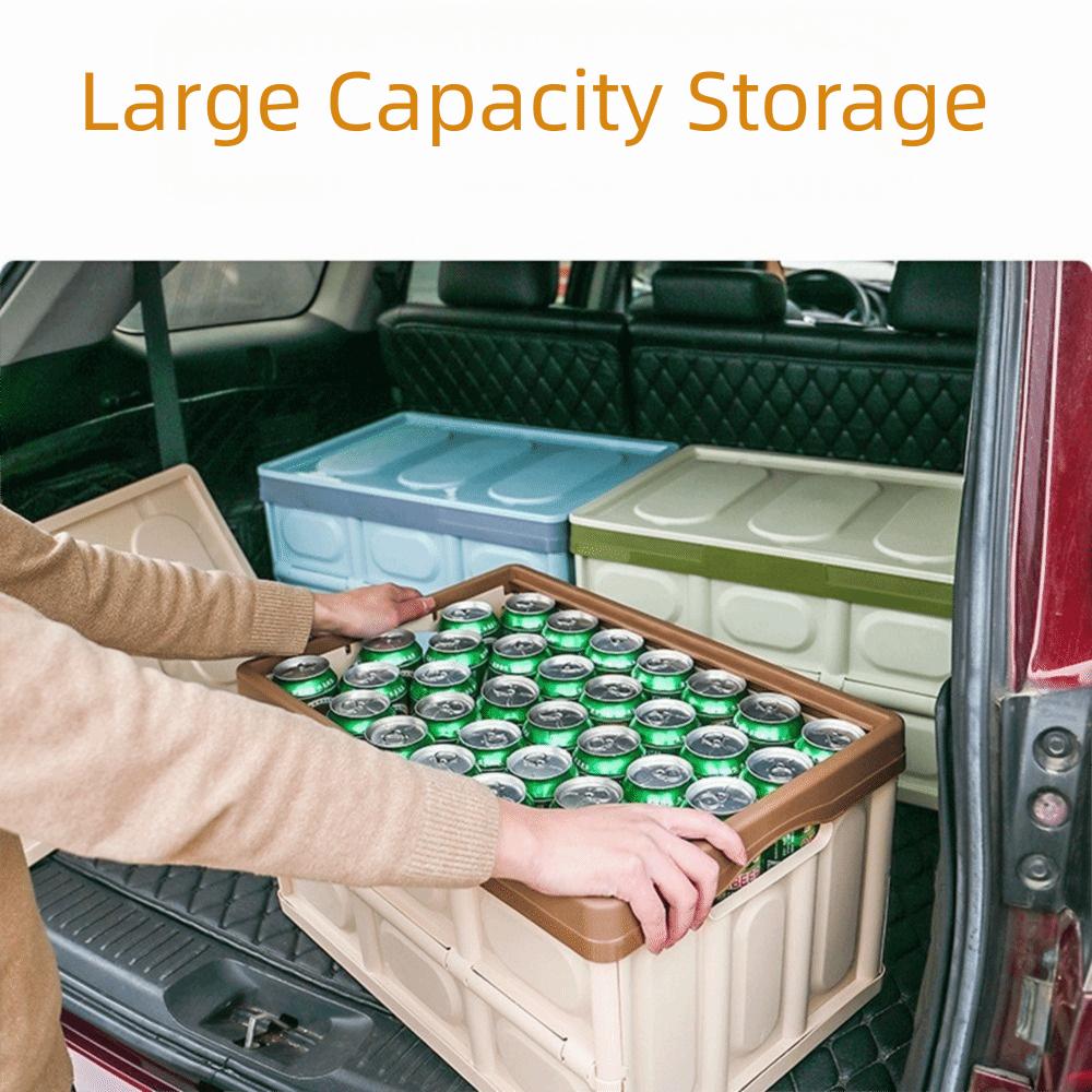 Plastic Car Trunk Storage Boxes Large Capacity Open Storage Box SUV Trunk Storage