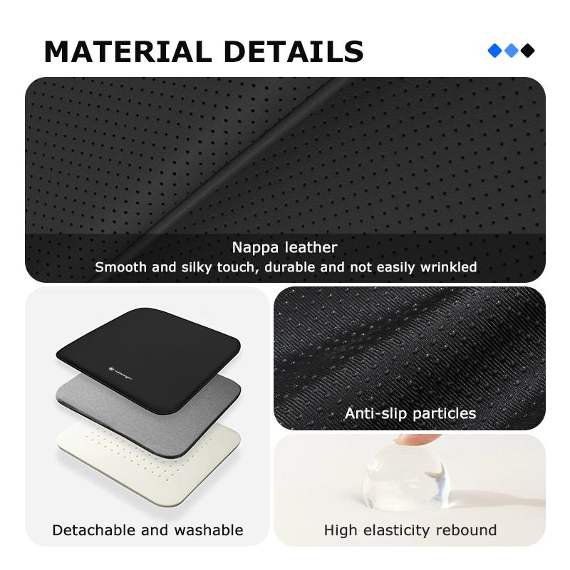 BIG1 Universal Car Seat Cushion Heightening Breathable Protector Mat For Volkswagen VW Golf 4 5 6 7 Polo Jetta Sagitar Magotan Passat