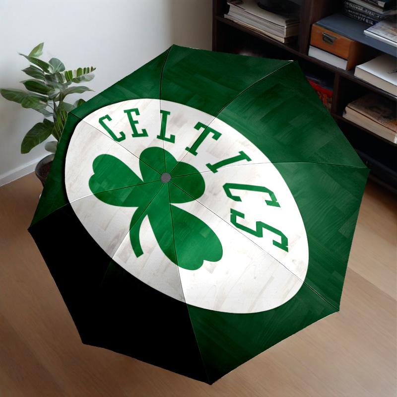 Boston Sports Icons Umbrella 8-Frame for Travel, Camping, Casual Lightweight Portable Umbrella, Essential for Every Family Holidays Gift