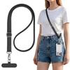 Phone Lanyard with Adjustable Strap, Black