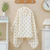 Infant Hooded Towel Gauze-Cotton Breathable Bathrobe Print Summer Sun-proof Cloak Bath Towel Gender Neutral Soft Towel