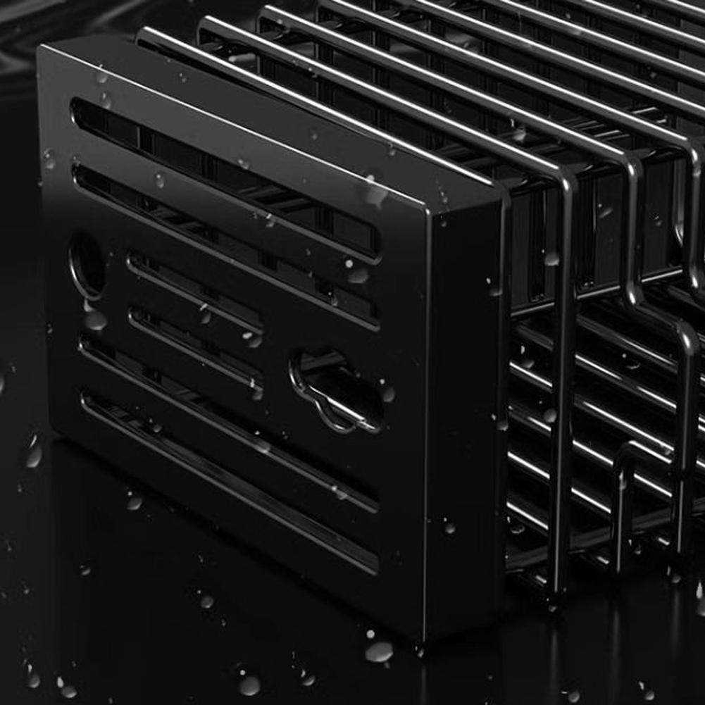 Stojak na noże ze stali nierdzewnej, montowany na ścianie, organizer na sztućce z pustego drutu żelaznego, na blat kuchenny