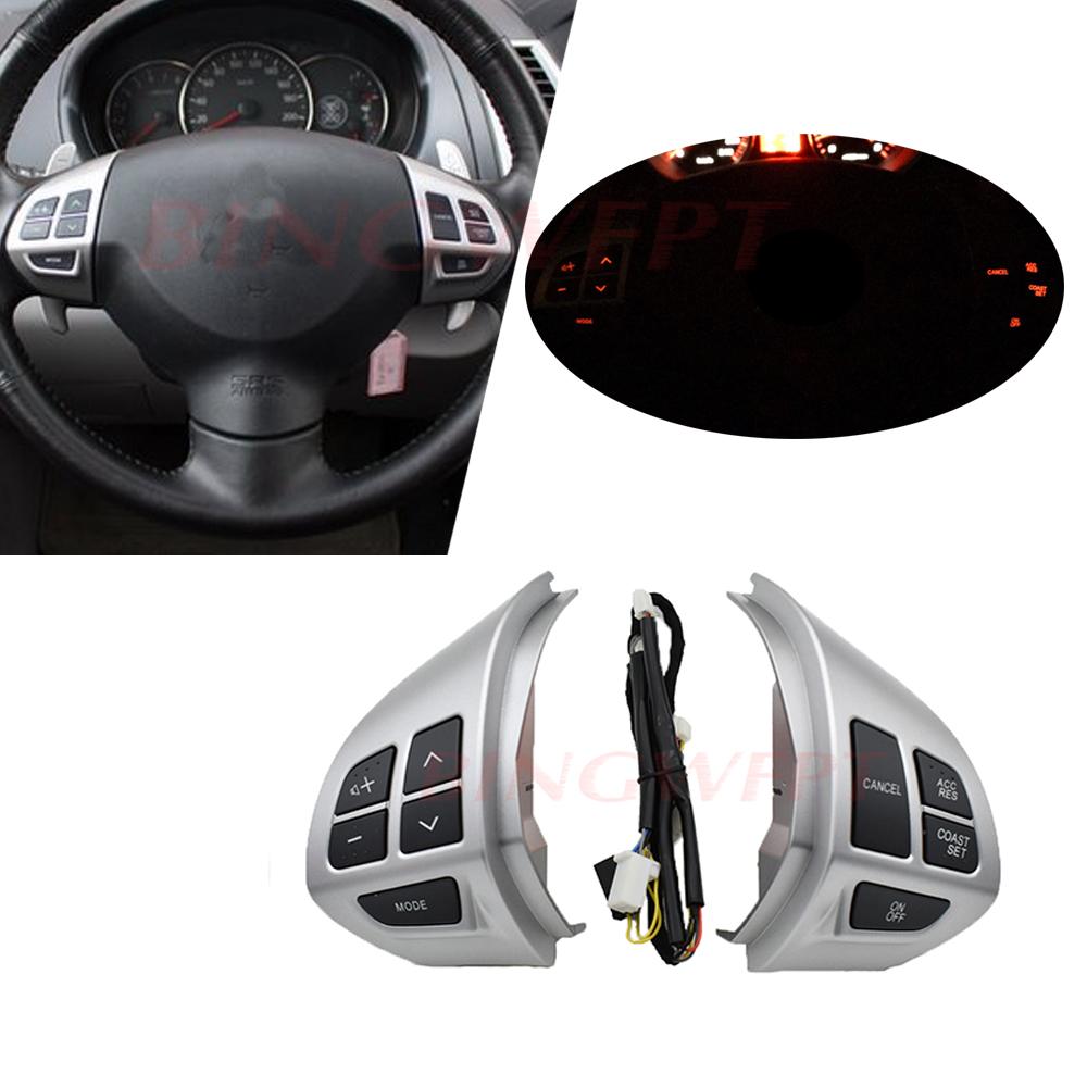 Multifunction Steering Wheel Button Cruise Control Switch For MITSUBISHI LANCER OUTLANDER ASX 2007 - 2012