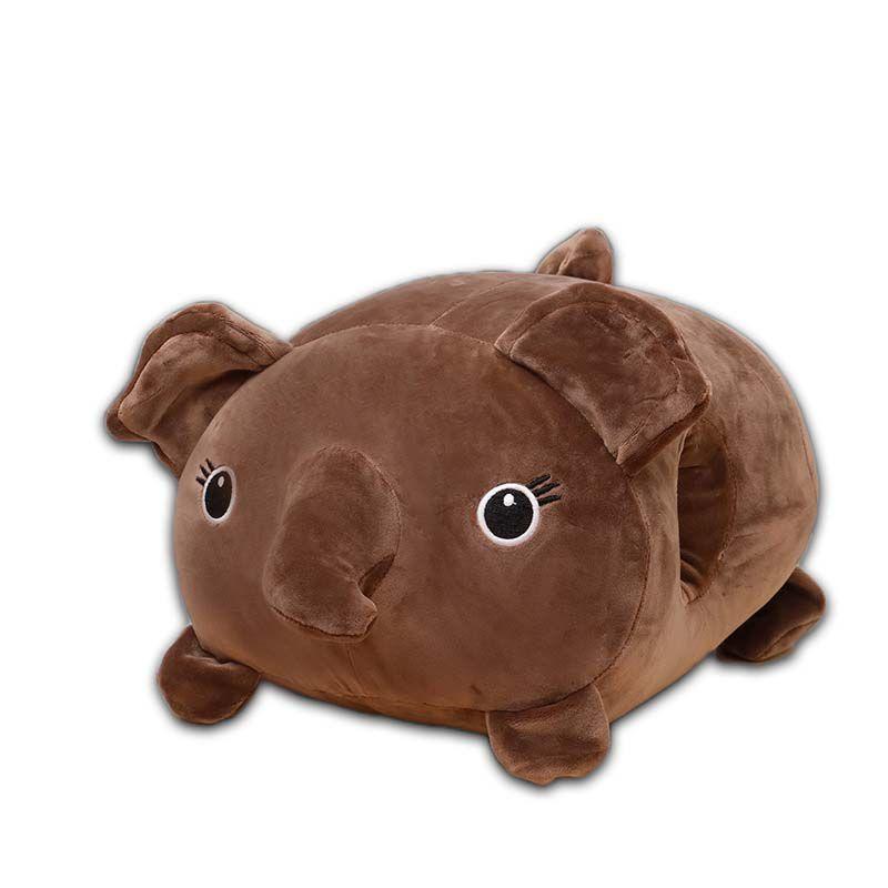 

Аниме Тоторо грелка для рук Свинья Динозавр Пингвин Медведь руки внутри подушки мягкая кукла мультяшный плюш Elephant