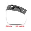For Hyundai Tucson 2015 2016 2017 2018   Door Wing Rear View Mirrors Lenses Outer Rearview Side Mirror White Glass Lens