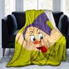 1pc, Disney Dopey Cartoon Character Throw Blanket Home Decor, Couch Cover, Outdoor, Gift Idea, Flannel Blanket for Bed, Living Room, Travel