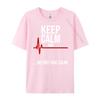Keep Calm and Ok Not That Calm Funny Medical ECG Emergency Brand T Shirt Streetwear Tshirts St Patricks Day New Tshirts