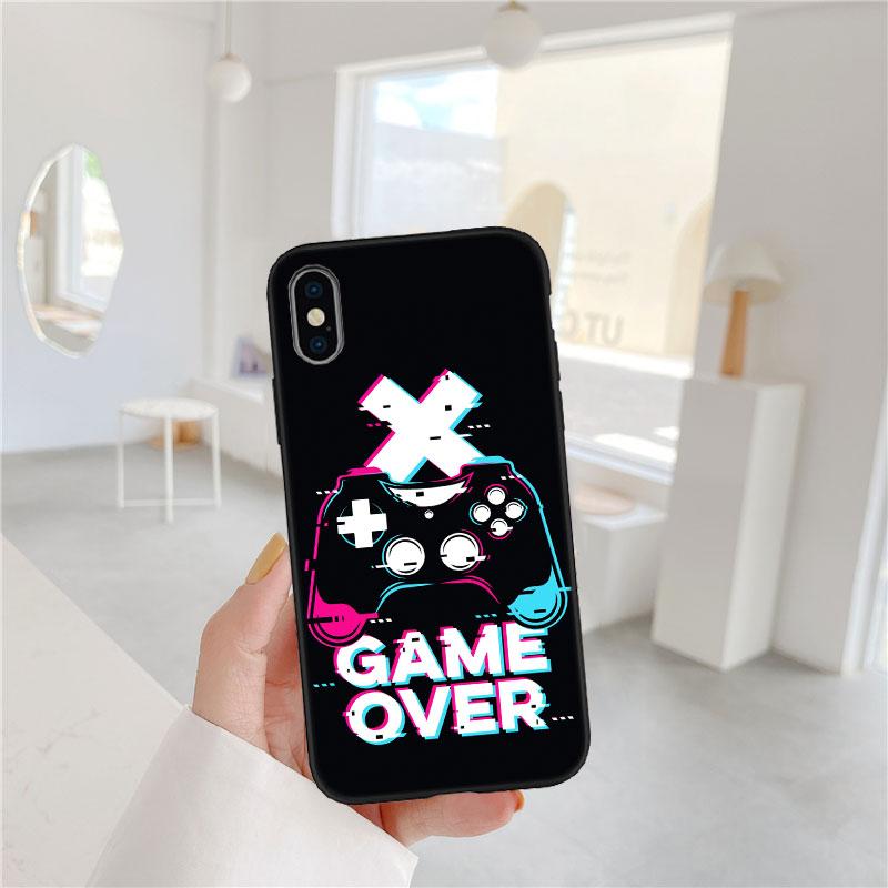 AQ57 Game Over Soft Shell Phone Case for Redmi Note 13 14 Pro+ Plus A3 A3X 13X 13C 13R 14S 14C 14R