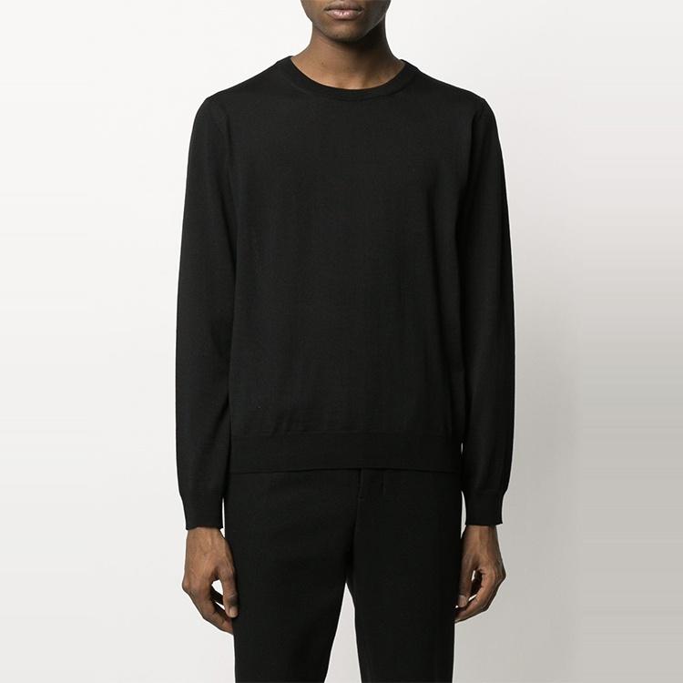 Balenciaga Back Print Interlocked BB Sweatshirt 'Black Green' Men's 583117T14396076