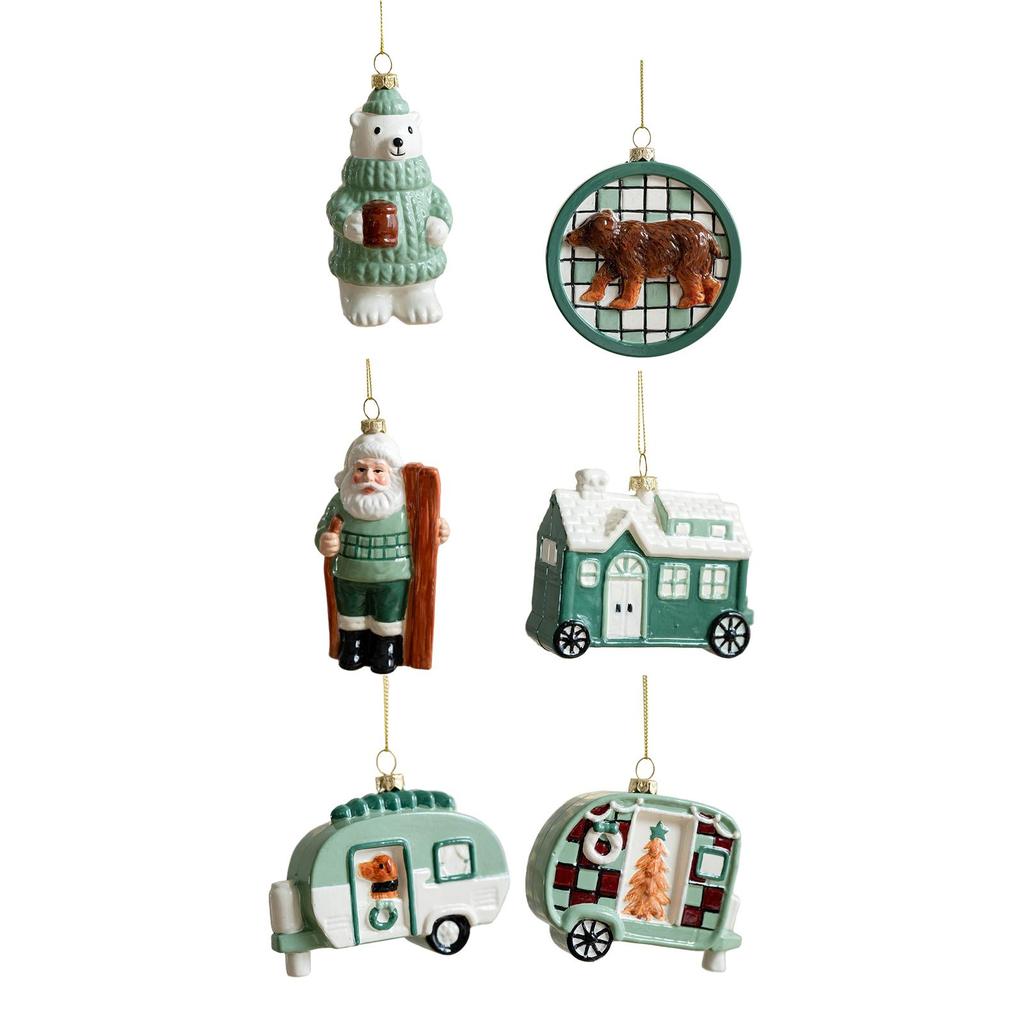 Christmas Ornament Figure Shape Christmas Ornament Christmas Hanging Ornament for Outdoor Decoration Festive Celebration