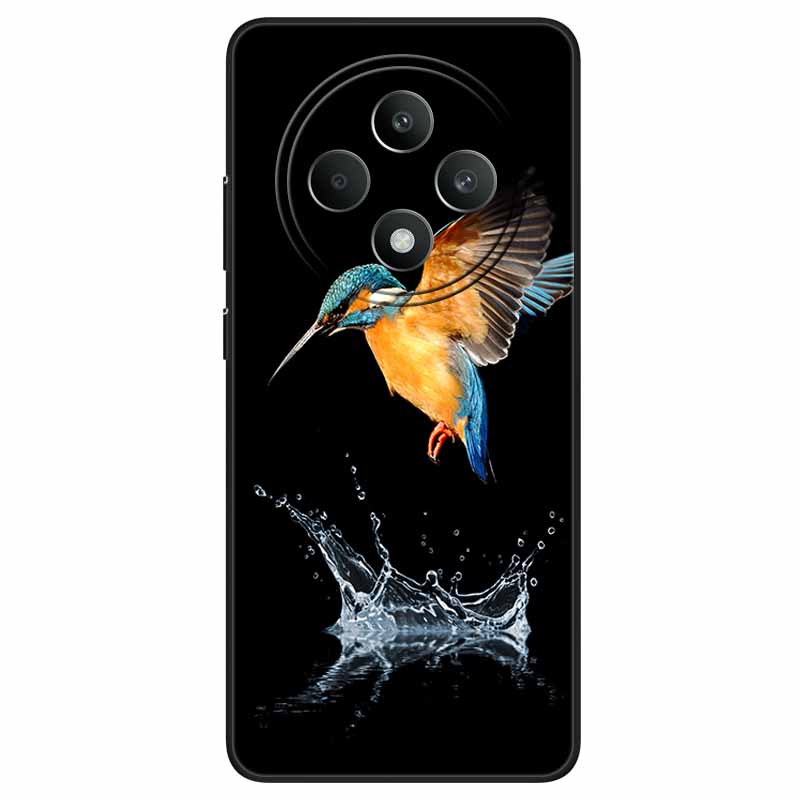 

For OPPO Reno 12F 5G Case Cool Black Soft Silicone Cover for Oppo Reno12 FS Cartoon TPU Shell On Reno12 F Protective Funda Capas Reno 12 FS 5G