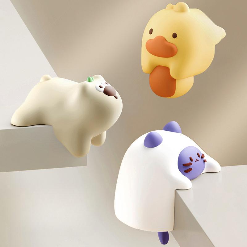 4pcs, Table Corner Anti-collision Sticker, Silicone, Window Table Edge Wrapping, Soft Corner Anti-collision Cover, Cartoon Anti-collision Cover, Soft