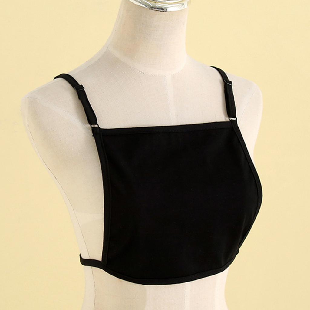 Women Lace Camisole Bras Wrapped Chest Strapless Adjustable Chest Cleavage Cover Wrap Anti-light Faux Collar Costume Accessories