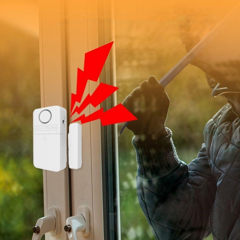Convenient Door Window Sensor Alarm Fashionable Magnetic Burglar Alarm Door Opening Sensor Bedroom