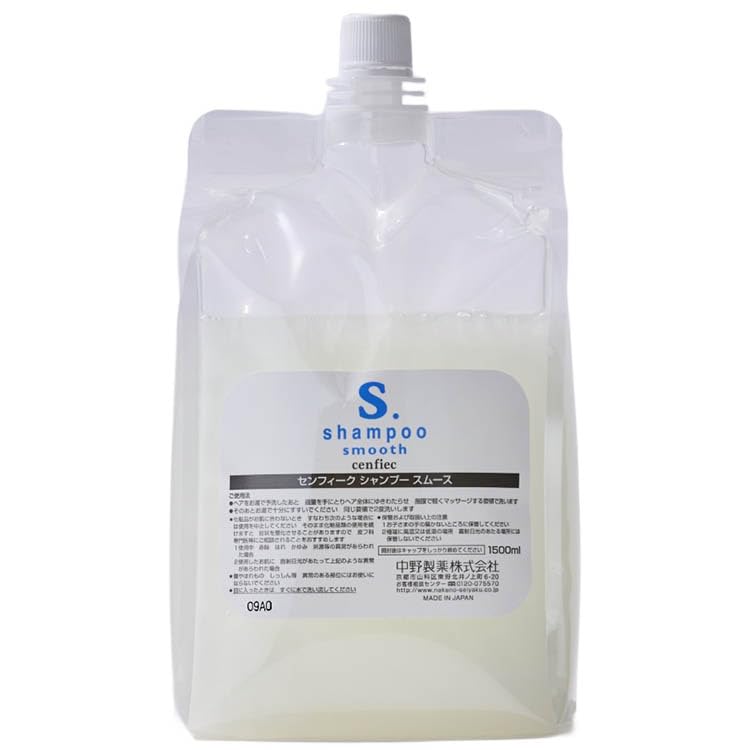 

Nakano Senfique Shampoo Smooth Refill 1500ml + Original Logo Sticker