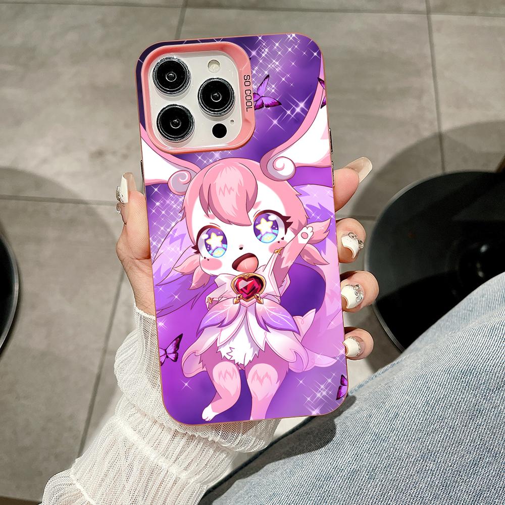 HSR Mem Pink Translucent Mobile Phone Case for iPhone 17 16 15 14 13 12 11 X XR XS Air Pro Max Plus Colorful Cover