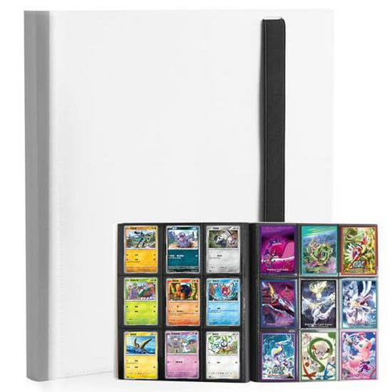 Portable 9-Grid Pocket Monsters Card Album for Trading and Collectible Pokemon Cards