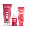 PLIX- THE PLANT FIX Pomegranate Youth Renewal Juicy Face Wash Cleanser + Pomegranate Youth Renewal Dewy Serum + Watermelon Dual Sunscreen Moistur