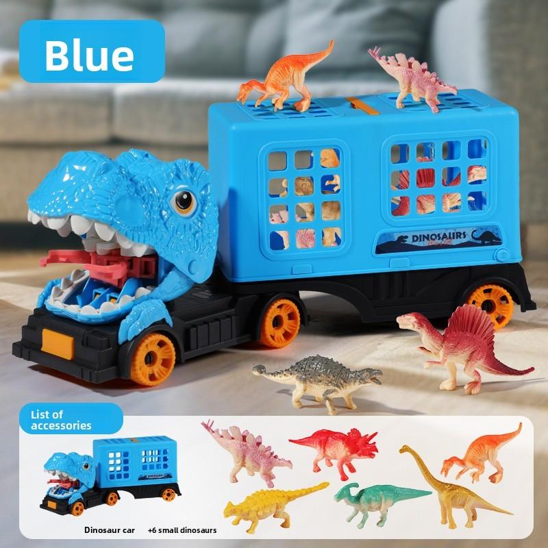 Capture Dinosaur Storage Car With Inertial Feature For Children Educational Gift