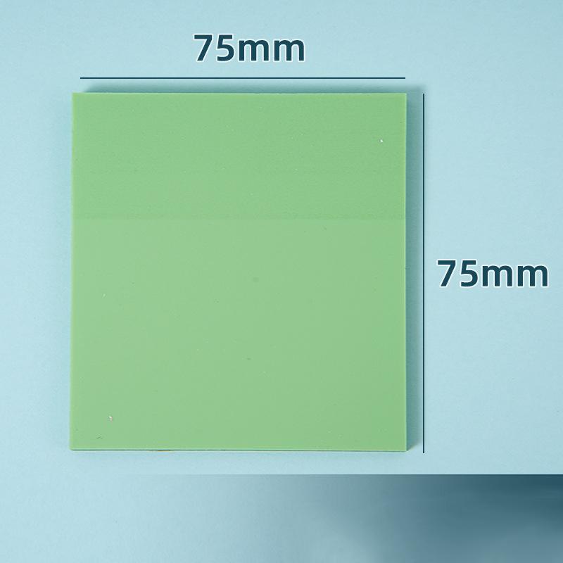 50 Sheets Creative Transparent PET Waterproof Sticky Notes Tear-off Simple Sticky Notes Office Note-taking Labels