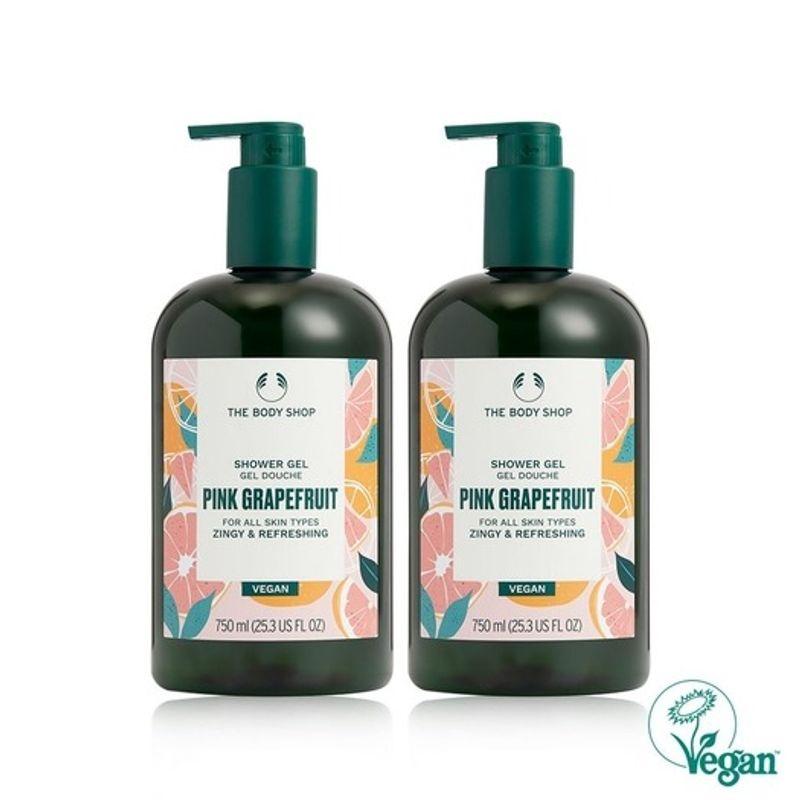 The Body Shop Pink Grapefruit Shower Gel 750ML Duo Set (886601) FREE