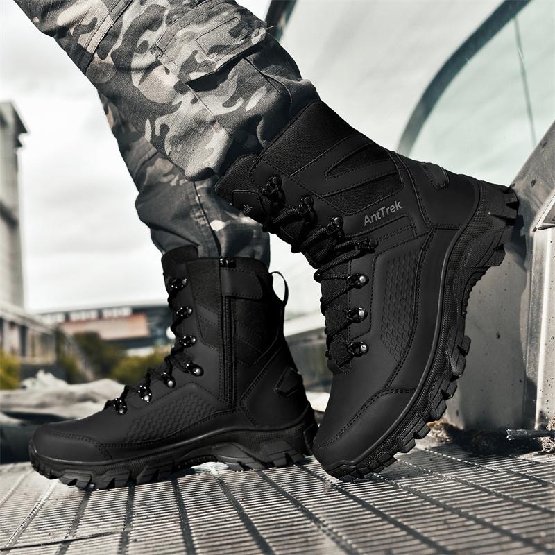 Fashion Wear Resisting Hiking Shoes Comfortable Walking Sneaker  Classic Trendy Men's Ankle Boots Man Non-Slip Treking Footwear Trainers