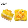 Soft Squeeze Toy Mango Toast Slow-Rising TPR Fidget for Stress Relief Realistic Food-Shaped Decompression Gadget Kids Adults Foam