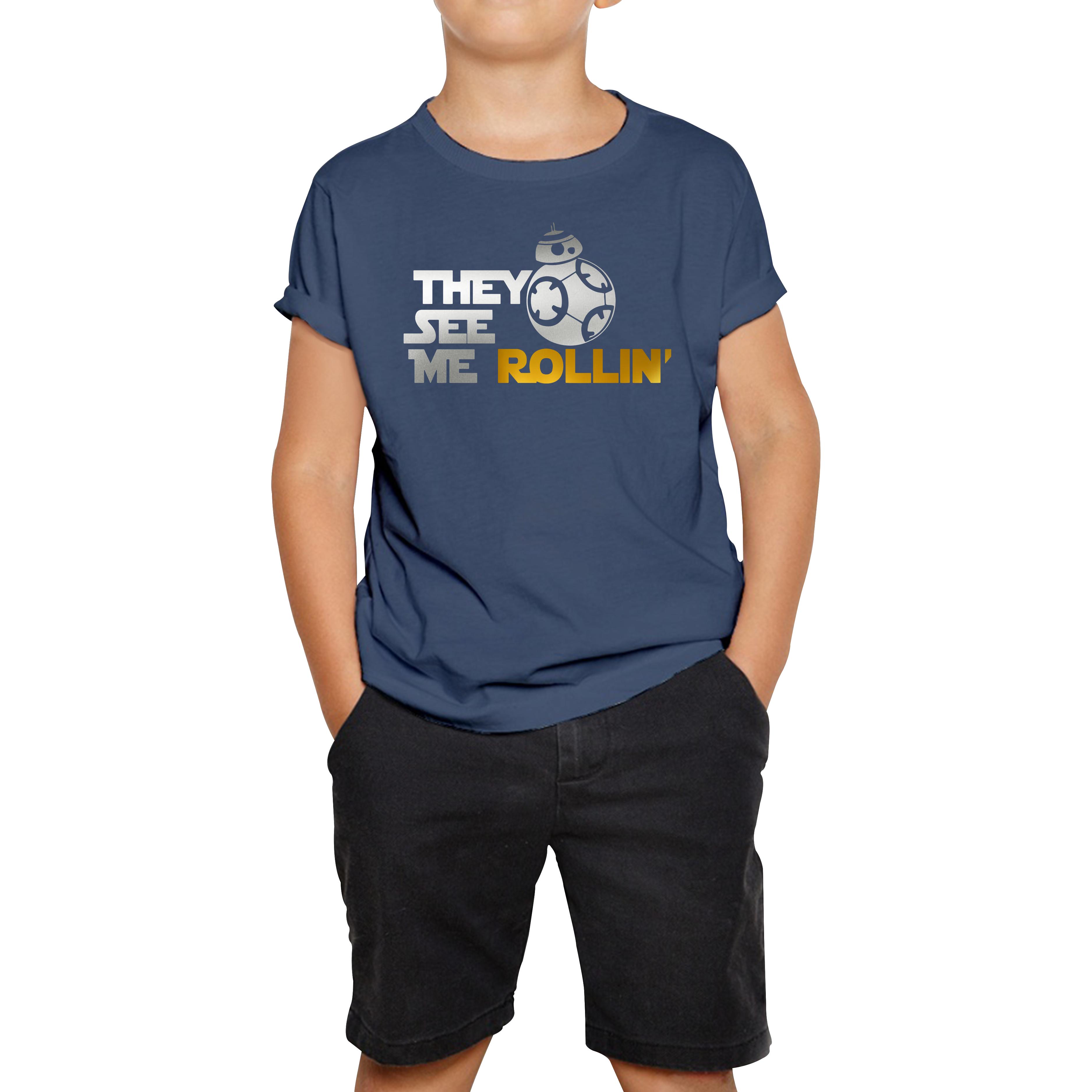 

They See Me Rollin Kids T Shirt 120