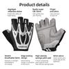 Rockbros Cycling Gloves Breathable Shockproof Bike Gloves Summer Half Finger Gloves Mtb Mountain Bicycle Gloves Sports Gloves