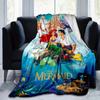 1pc Mermaid Printing Blanket - Soft, All-Season Throw for Living Room,  Gift with Adorable Cartoon Design