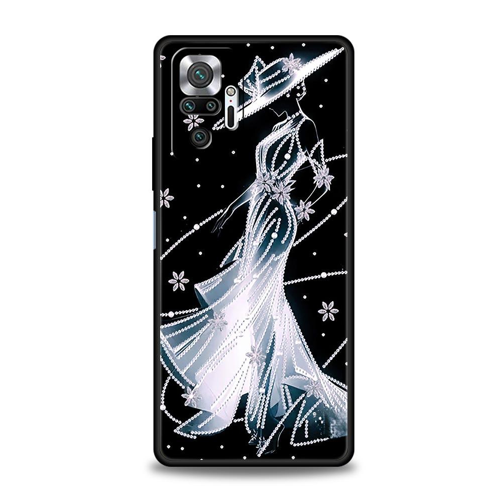 

Cute White Clothes Phone Case Cover for Redmi 14C 10C Note 15 14 13 12 10 11 K40 Pro Plus 5G Shockproof Soft TPU Shell Fundas Redmi Note 10