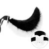 Handmade Black Shiba Inu Dog Ears Tail Set Cosplay Costume Accessory Halloween Anime Convention