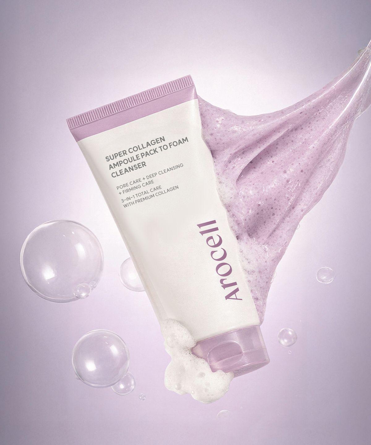 Super Collagen Pack to Foam Cleanser