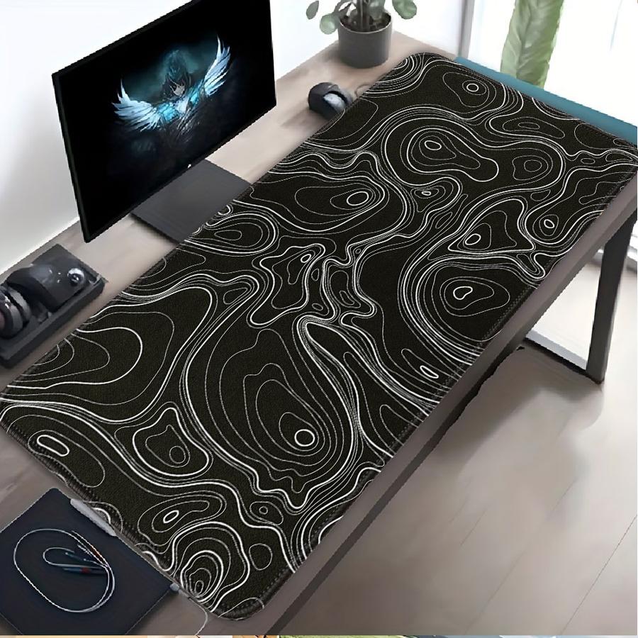 Mouse Pad office Pad Keyboard Mouse Pad Desk accessories Computer Laptop Pad Game Console Pad Waterproof Artistic Line