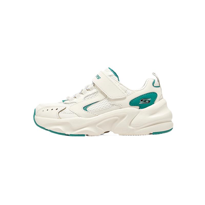 Skechers Kids Comfortable Lightweight Fashionable Versatile Low-Top Casual Shoes Kids sneaker Off-White 405304L-OFWT 35