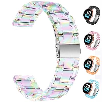 Transparent Glacier Strap For Samsung Galaxy Watch 4/5/pro 44mm/40mm/classic 46mm/42mm/3/Active 2 Bracelet 20mm 22 Watch