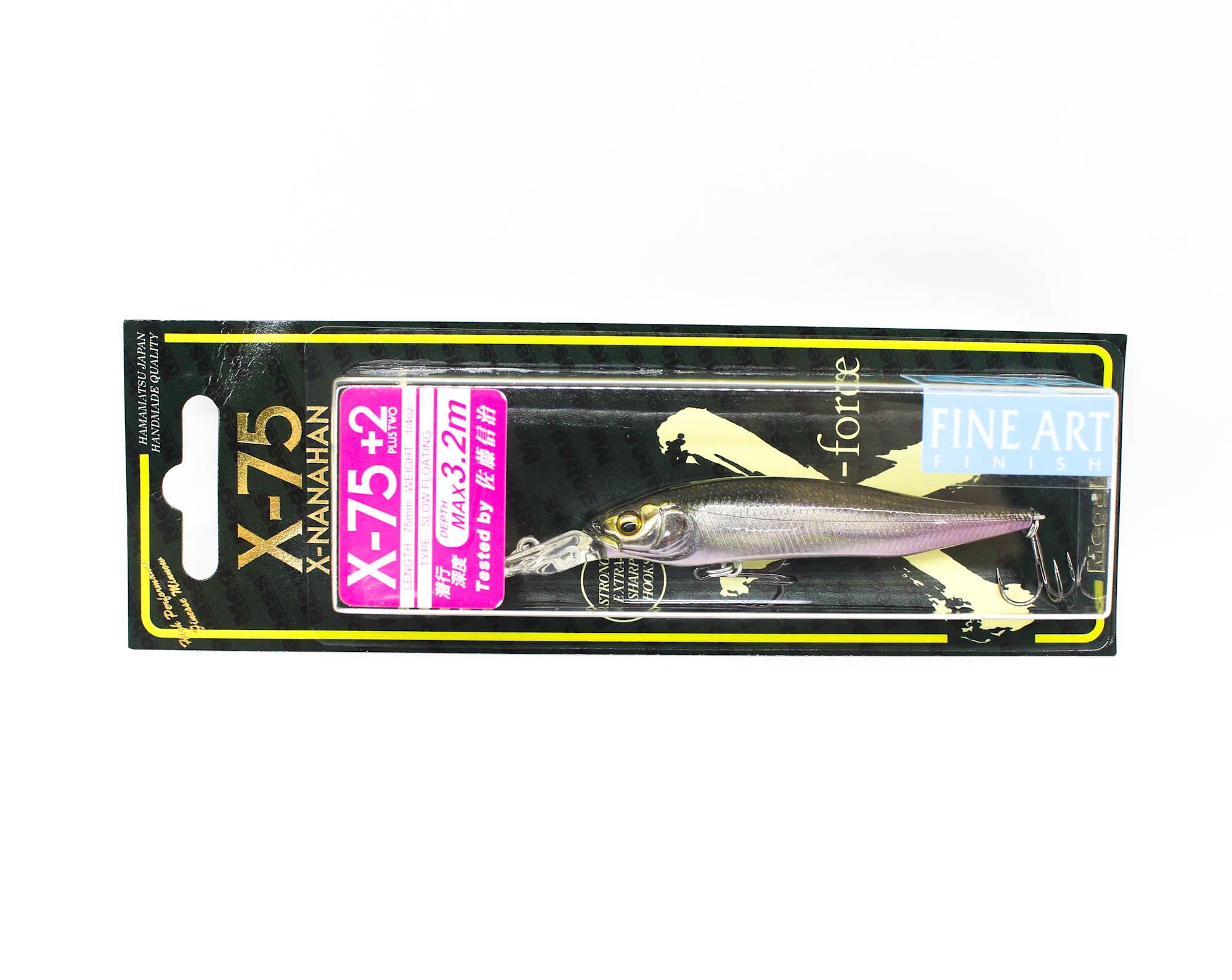 Megabass X-Nanahan +2 75 mm 1/4 oz Floating Lure FA Ghost Wakasagi (0366)