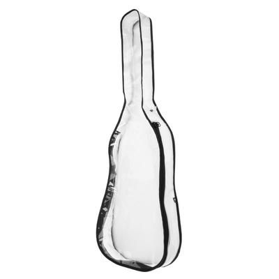 Wasserdichte 39-Zoll-Gitarren-Staubabdeckung Staubdichte Hülle Wasserdichter TPU-Akustikgitarren-Taschenschutz mit Doppelreißverschluss