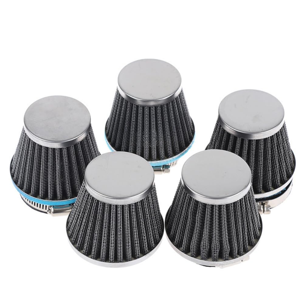 Air , Air Filter, Power Filter, For Motorcycles, Stainless Steel, Mesh, With Band, Chrome