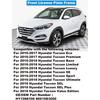 FASTCHE Držák rámečku registrační značky na přední nárazník Kompatibilní s 2016 2017 2018 Hyundai Tucson Rámeček přední registrační značky Nahrazuje OE #