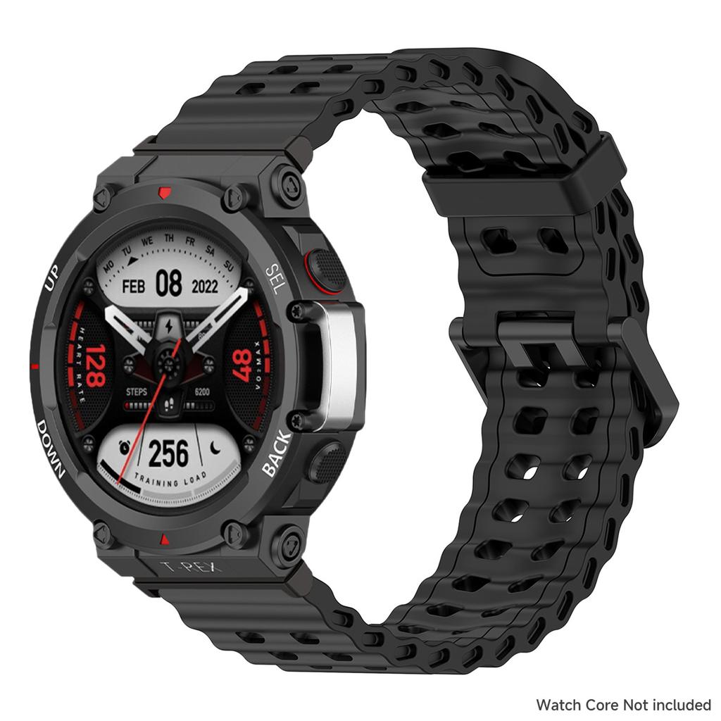 Two-Tone Sports Silicone Strap For Amazfit T-Rex 3/2/ultra Marine Band Correa For Huami Amazfit T-Rex Pro Smartwatch Watchband