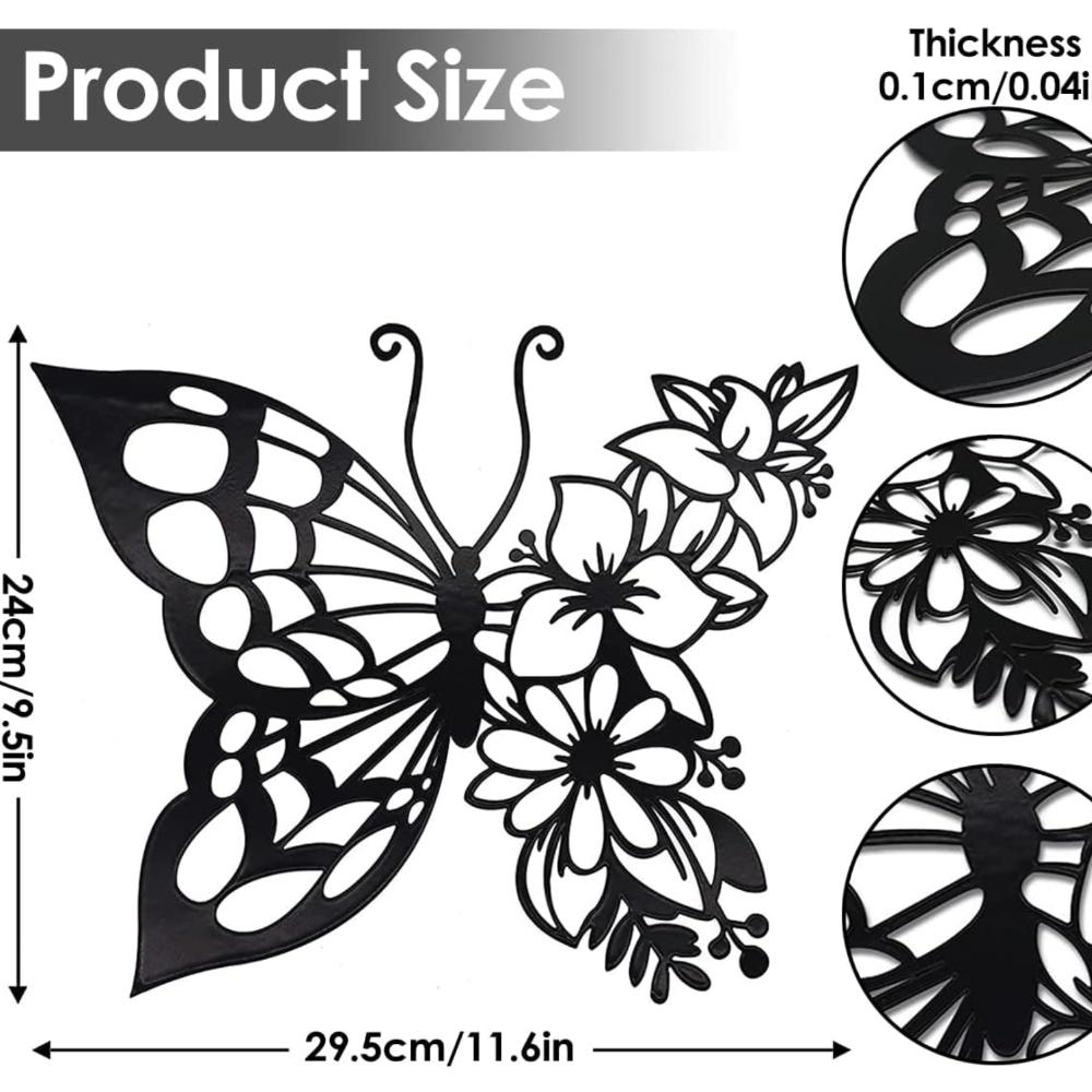 Rummy Wall Art Elegant Metal Wall Decoration Modern Metal Silhouette Easy Installation Decoration For For Bedroom Garden Garden Factors