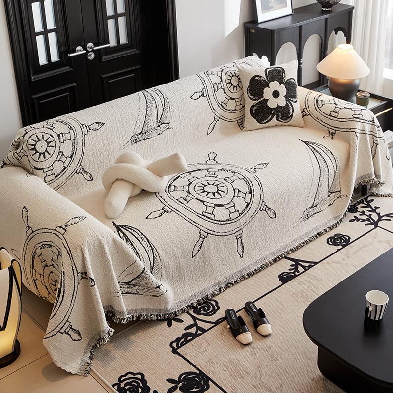 

Soft Plush Cat Sofa Cover Universal Non Slip Blanket Petting Sense All InJUEusive Dust Proof Towel 180*130cm